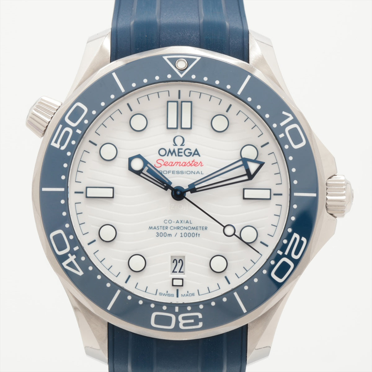 Omega Seamaster Diver 300M Tokyo Olympics 2020 522.30.42.20.04.001 SS & Rubber AT White-Face Extra Link 2