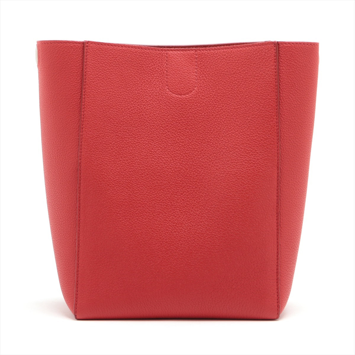 CELINE Sangle bucket small Leather Shoulder bag Red