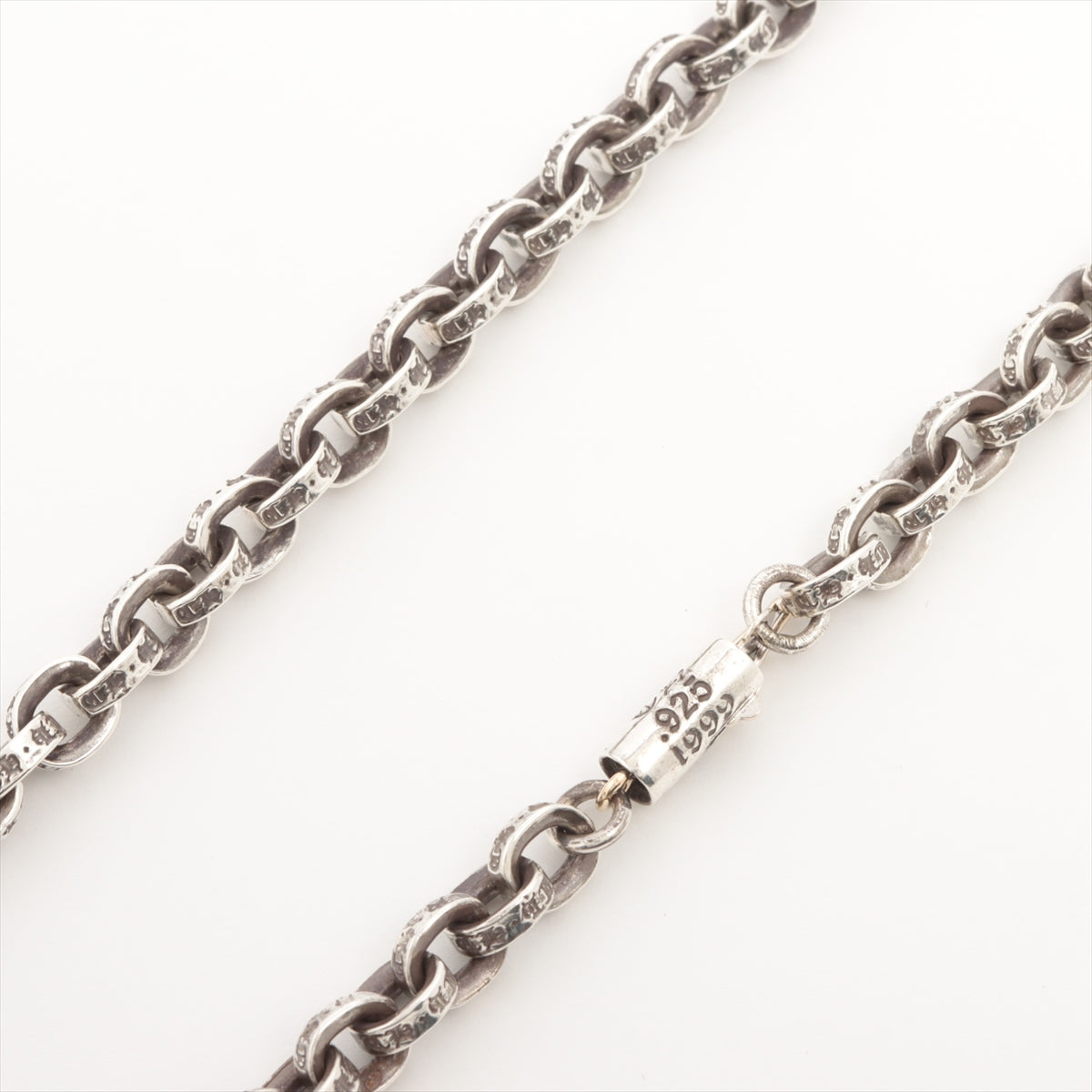 Chrome Hearts Paper Chain 18 inches Necklace 925×14K 34.4g With invoice