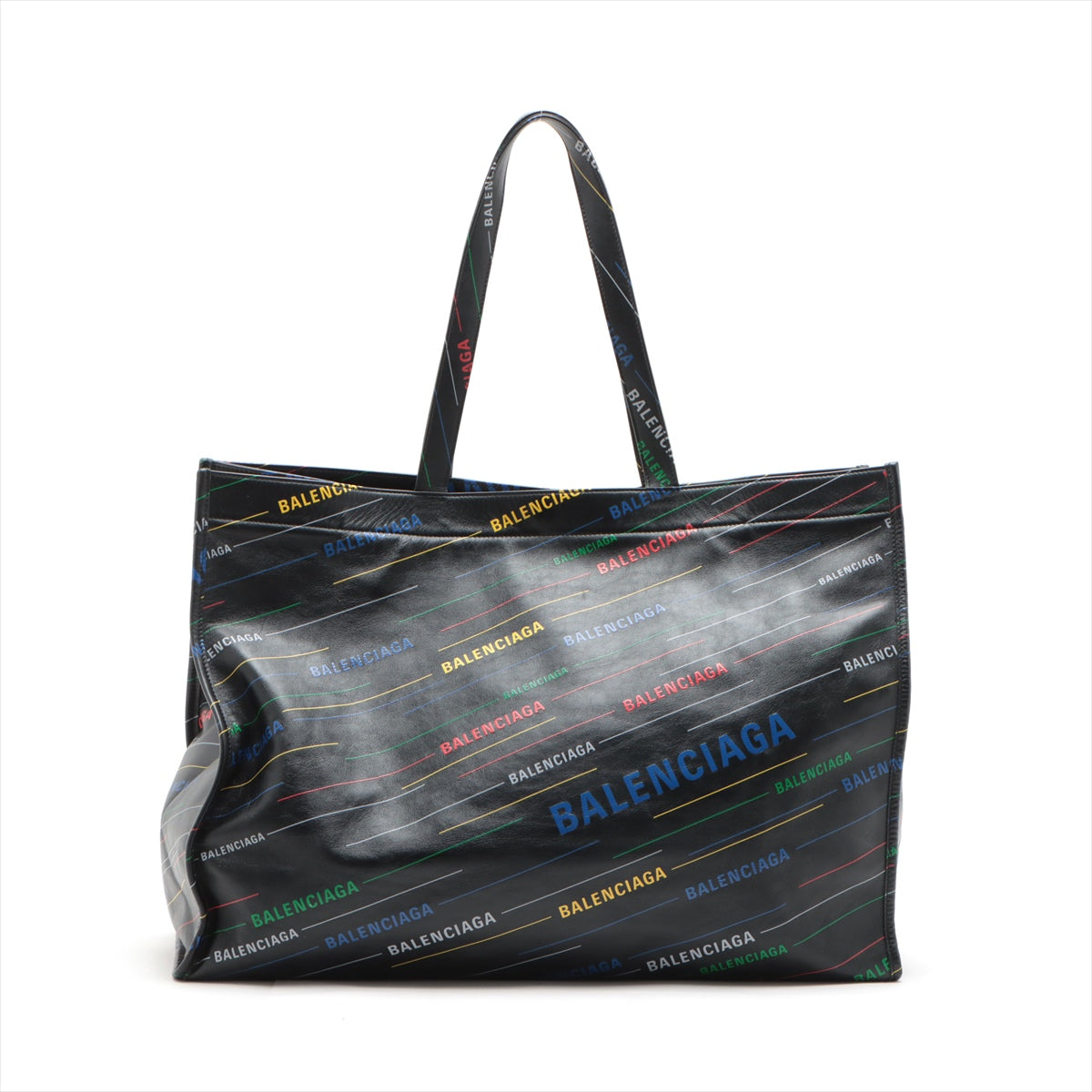 Balenciaga Market Shopper Leather Tote bag Multicolor A2651854