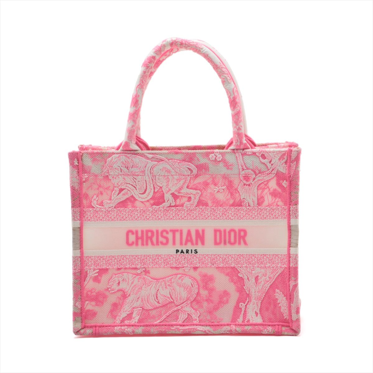 Christian Dior Book Tote small canvas Tote bag Pink