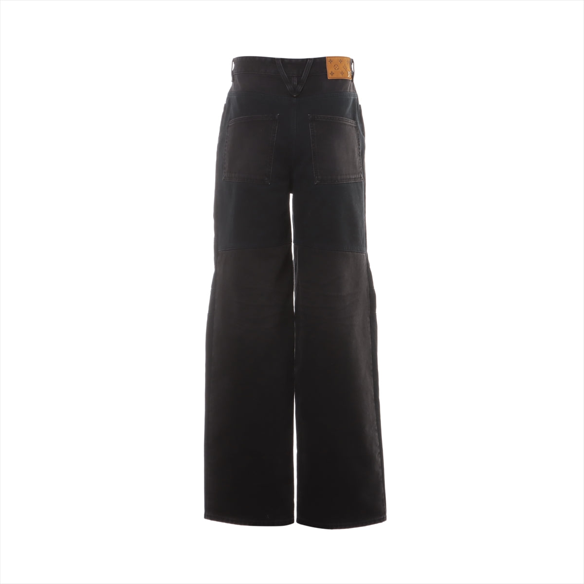 Louis Vuitton 24SS Cotton & Polyester Denim pants 29 Men's Black x Gray  RM241M denim workwear pants Monogram