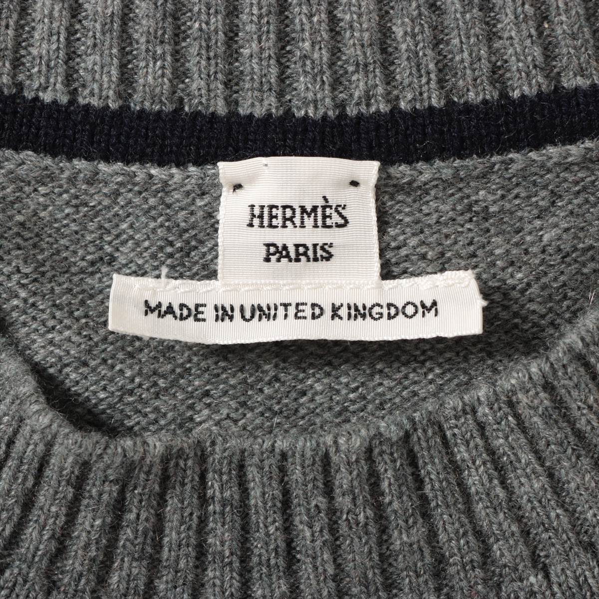 Hermès Cashmere Knit dress 36 Ladies' Grey