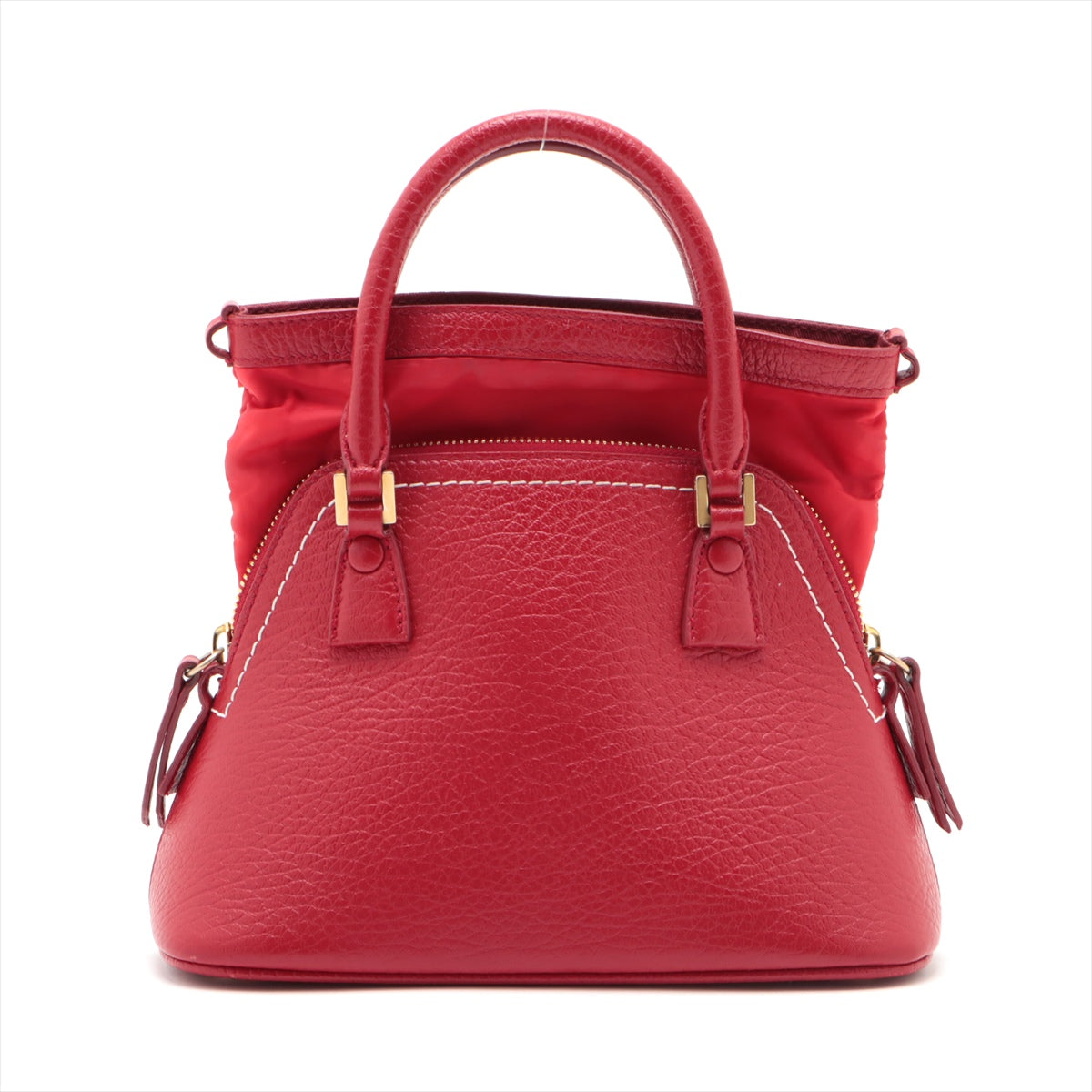 Maison Margiela 5AC Leather Hand bag Red