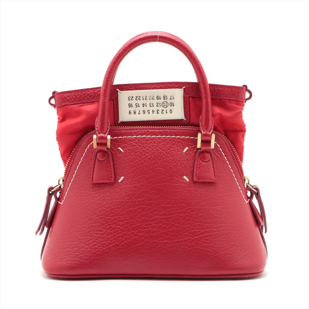 Maison Margiela 5AC Leather Hand bag Red