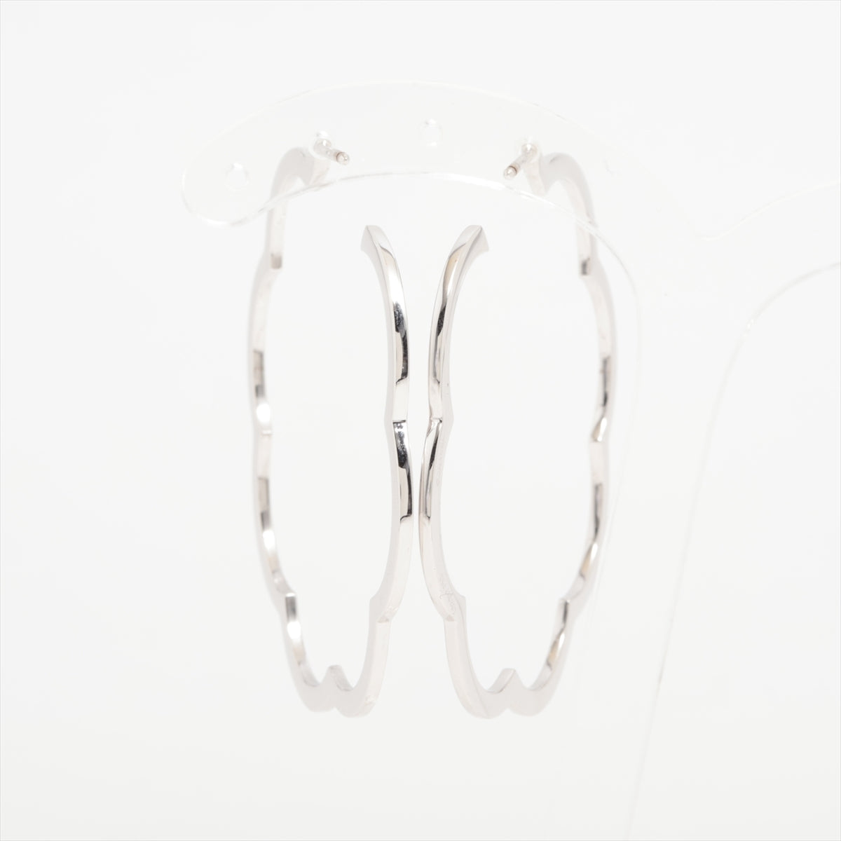 Chanel Camelia Piercing jewelry 750(WG) 14.8g No catch