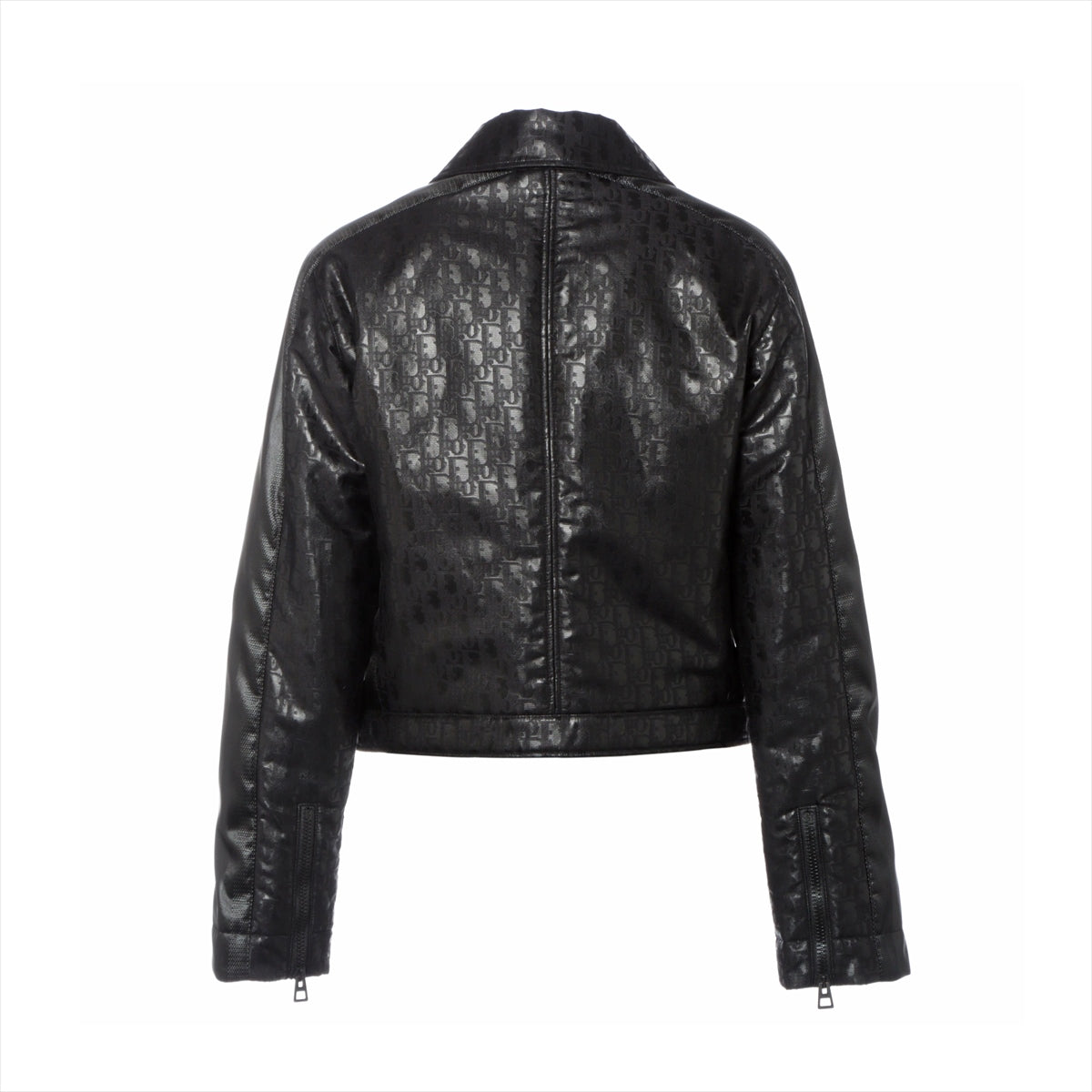 Christian Dior Oblique Cotton & Polyester Jacket 38 Ladies' Black  147V17A2762