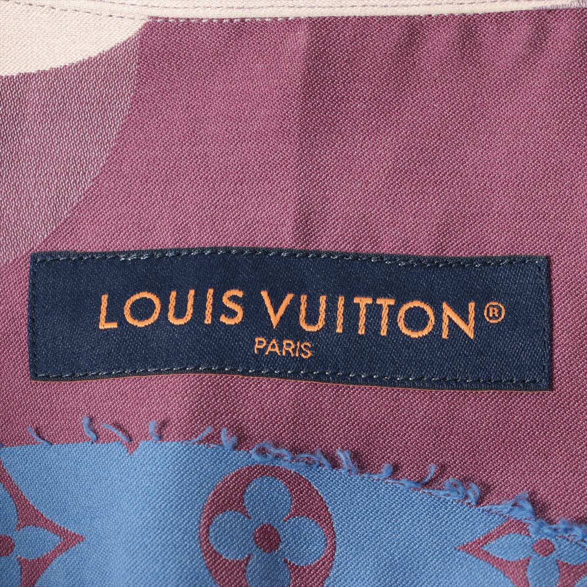 Louis Vuitton 23AW Cotton & silk Shirt L Men's Multicolor  Monogram RM232
