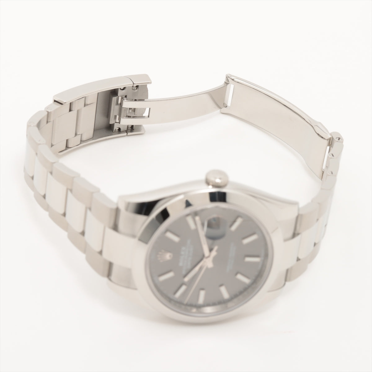 Rolex Datejust 126300 SS AT Slate dial oyster bracelet