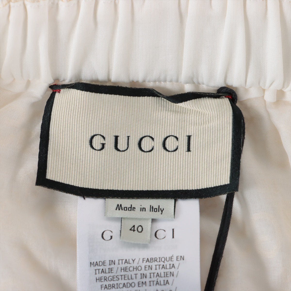 Gucci GG Cotton & Polyester Short pants 40 Ladies' White  627841