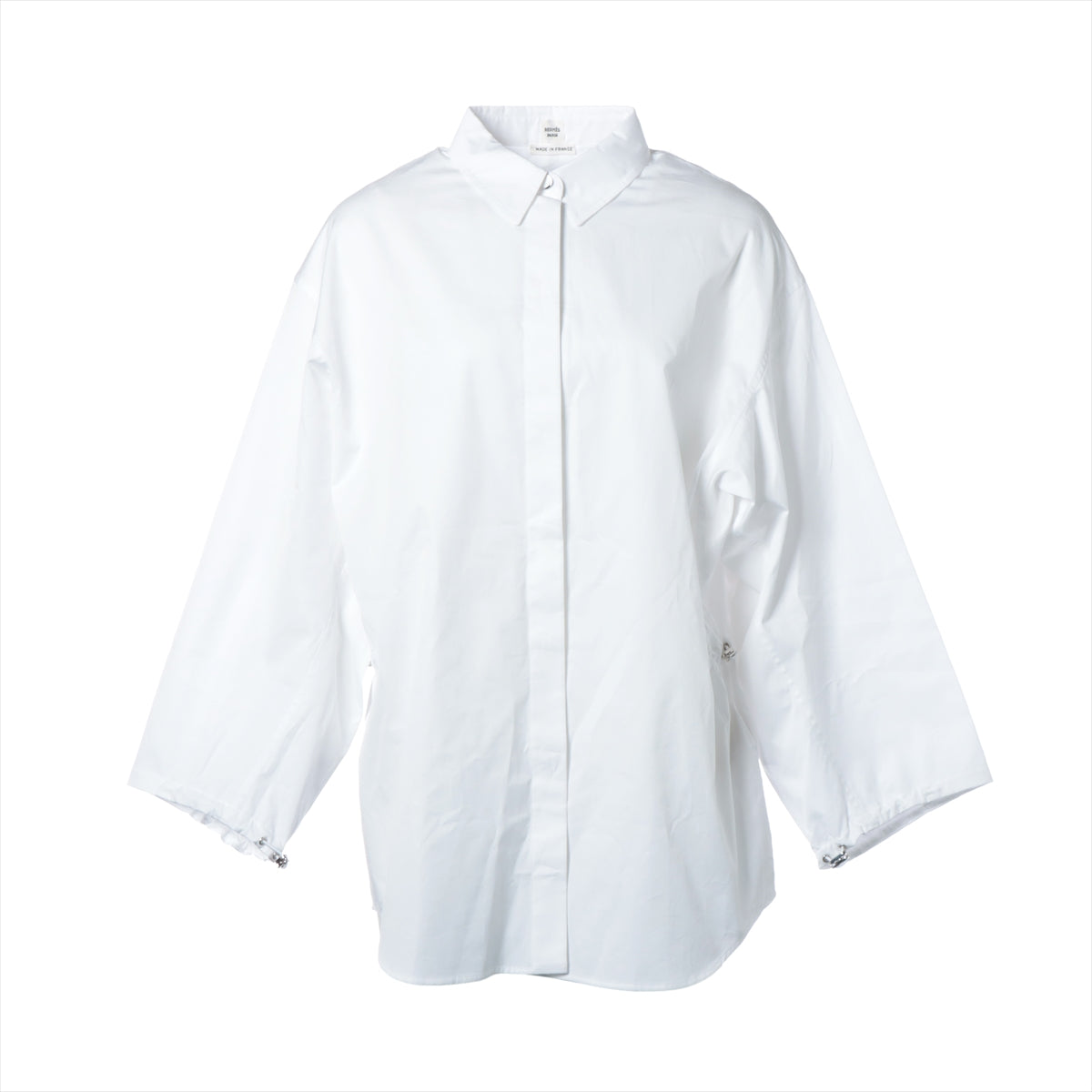 Hermès Cotton Shirt 38 Ladies' White