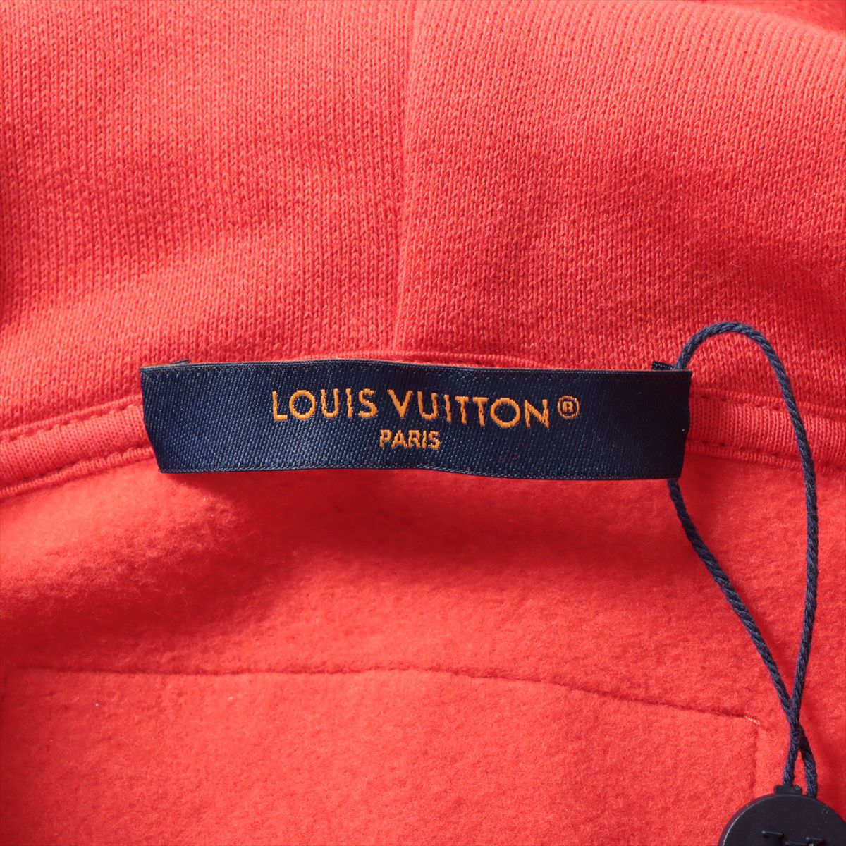 Louis Vuitton 24SS Cotton Parker S Men's Red  RM241MQ LV logo print Hoody