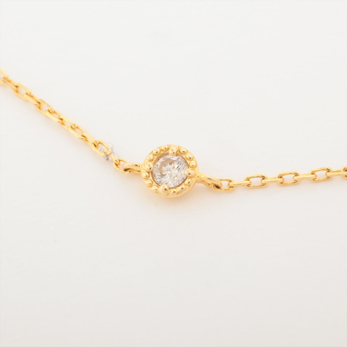 aget diamond Bracelet K18(YG) 0.6g 0.03