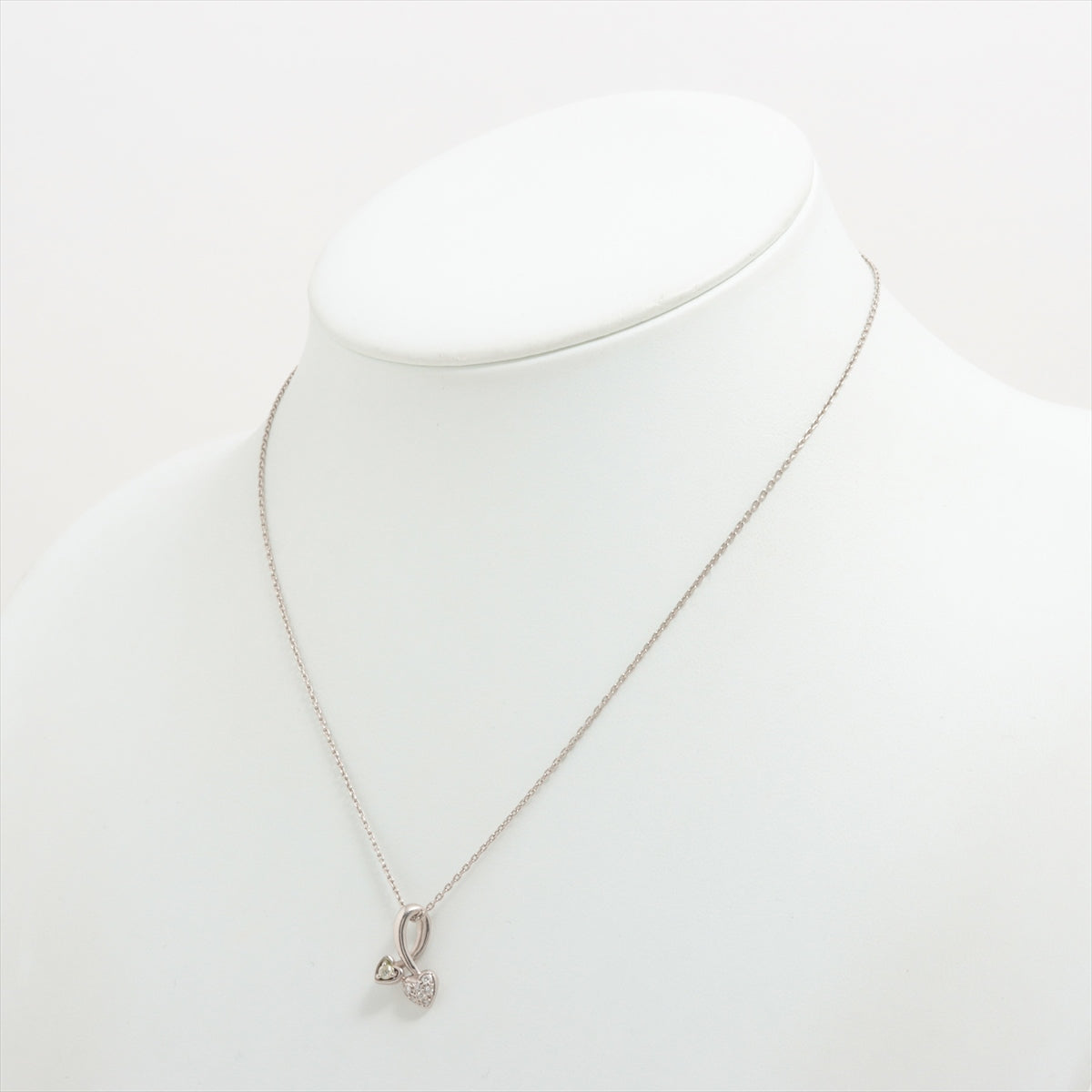 Christian Dior diamond Necklace Pt900×Pt850 4.7g