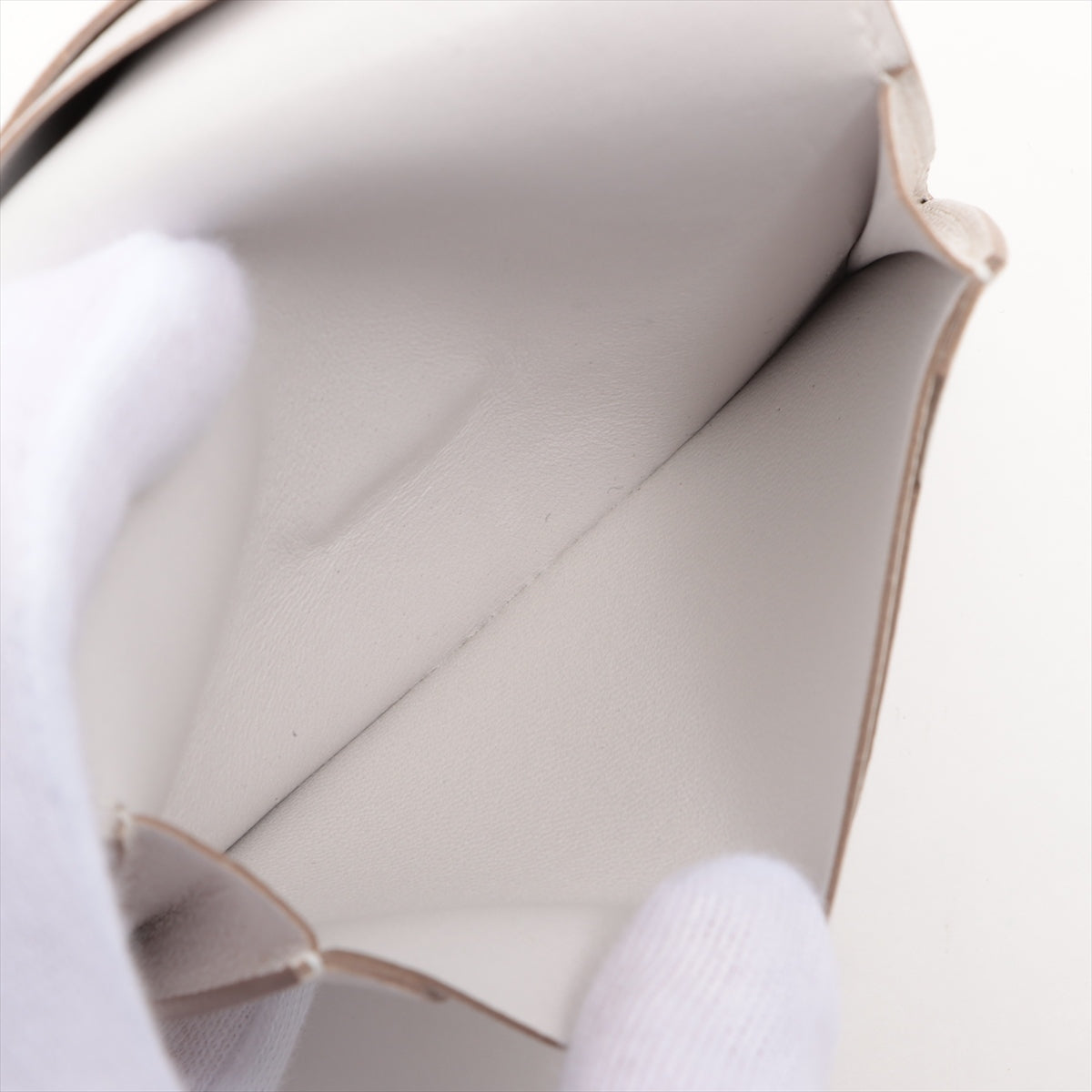 Hermès Bearn Mini Veau Epsom Card Case Gripperle Gold Metal fittings B: 2023