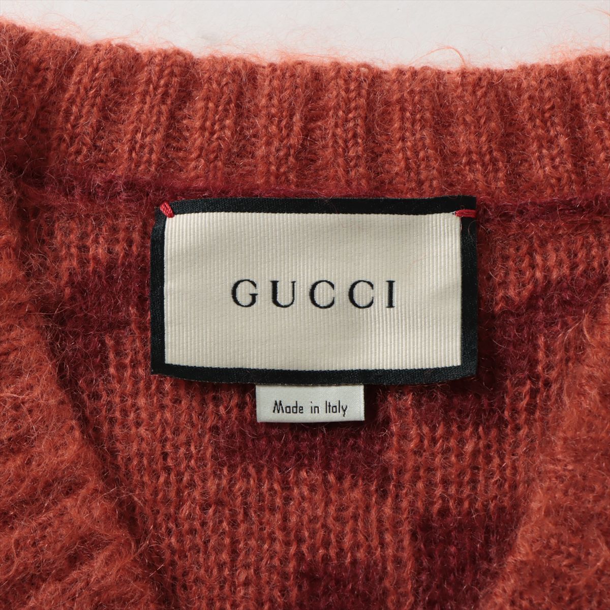 Gucci Mohair x nylon x wool Knit S Men's Red  639380