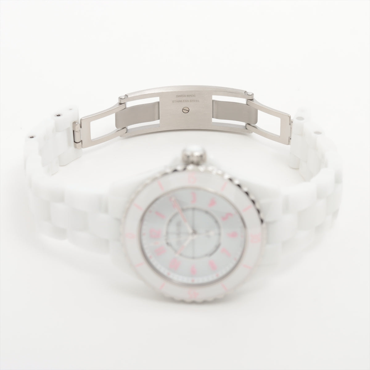 Chanel J12 H6755 SS×CE QZ White-Face Extra Link 2