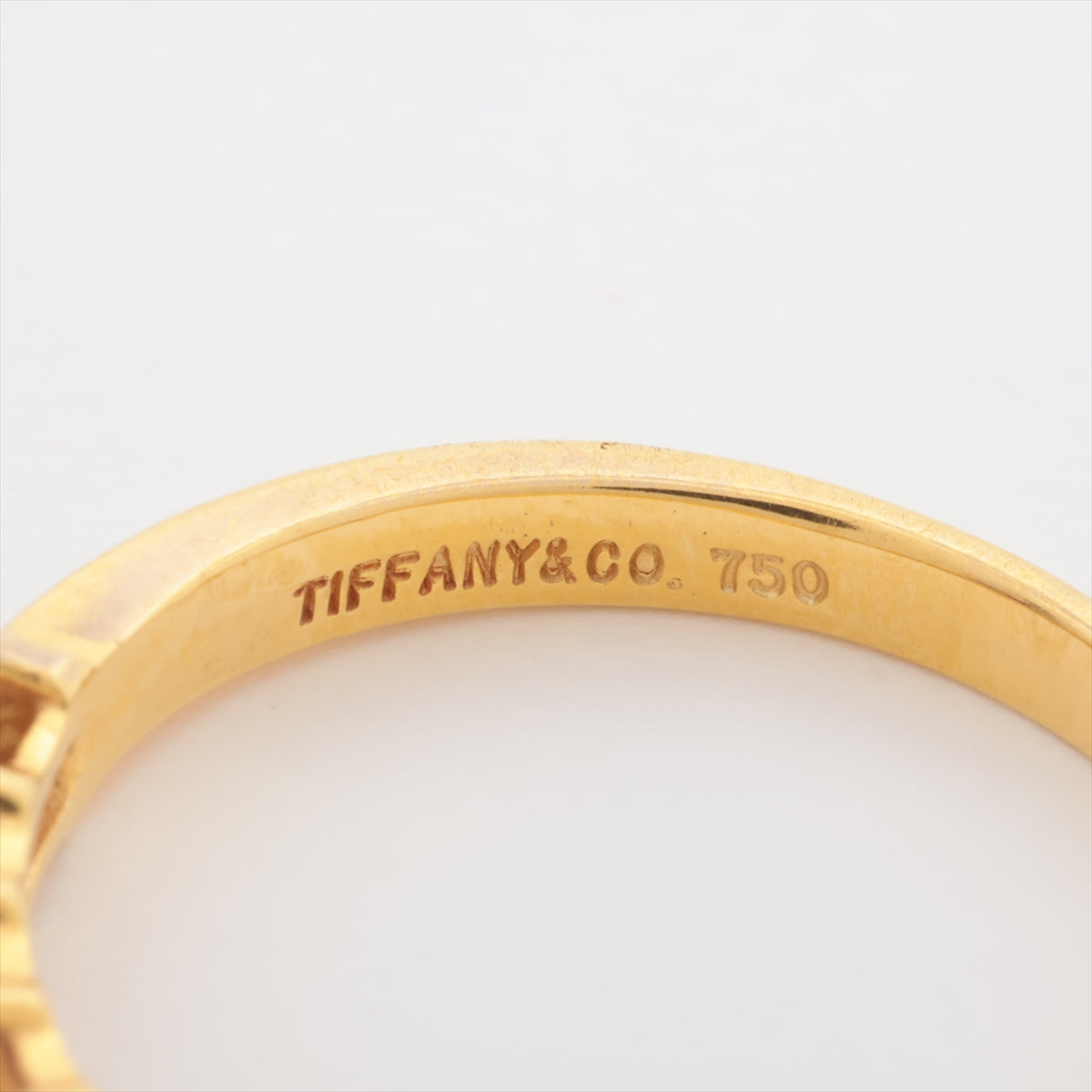 Tiffany Embrace bands Ruby diamond rings 750(YG) 2.5g