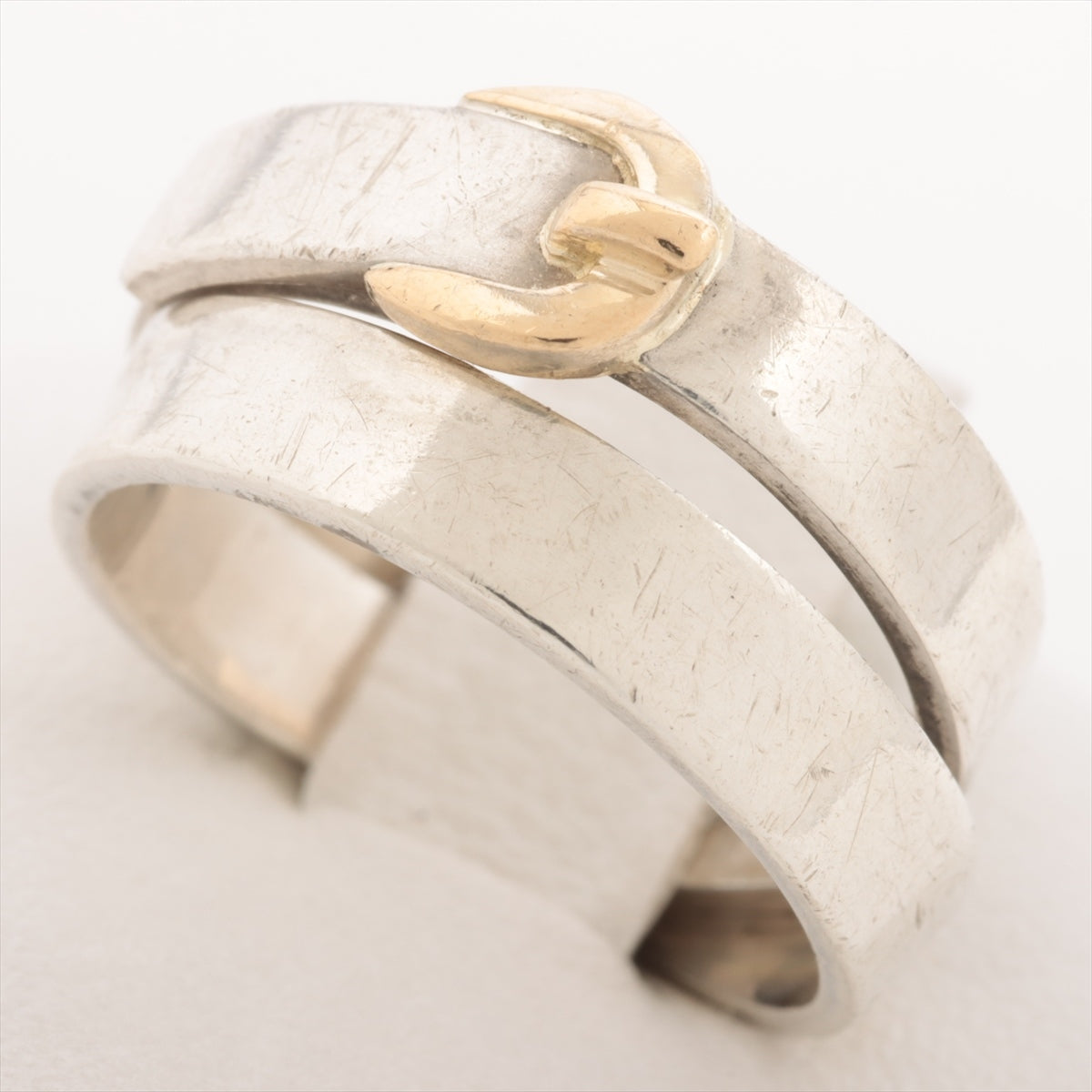 Hermès San Tulle rings 52 925×750 6.0g Gold × Silver