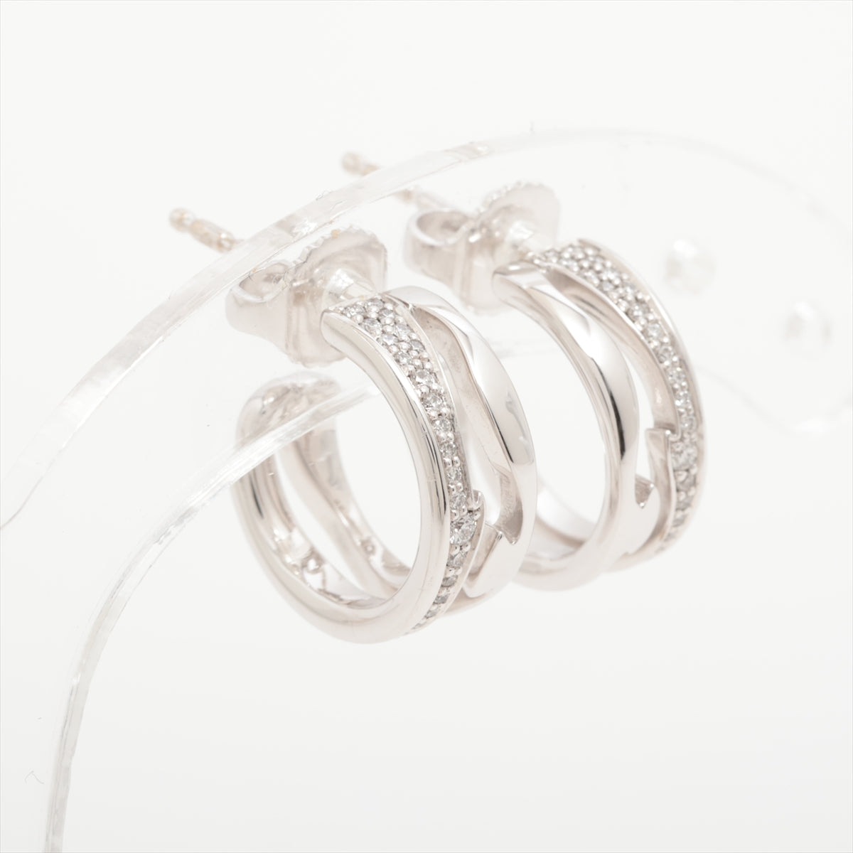 Georg Jensen Fusion Piercing jewelry (for both ears) 750 5.2g Guaranteed diamond
