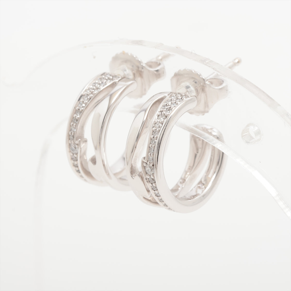 Georg Jensen Fusion Piercing jewelry (for both ears) 750 5.2g Guaranteed diamond