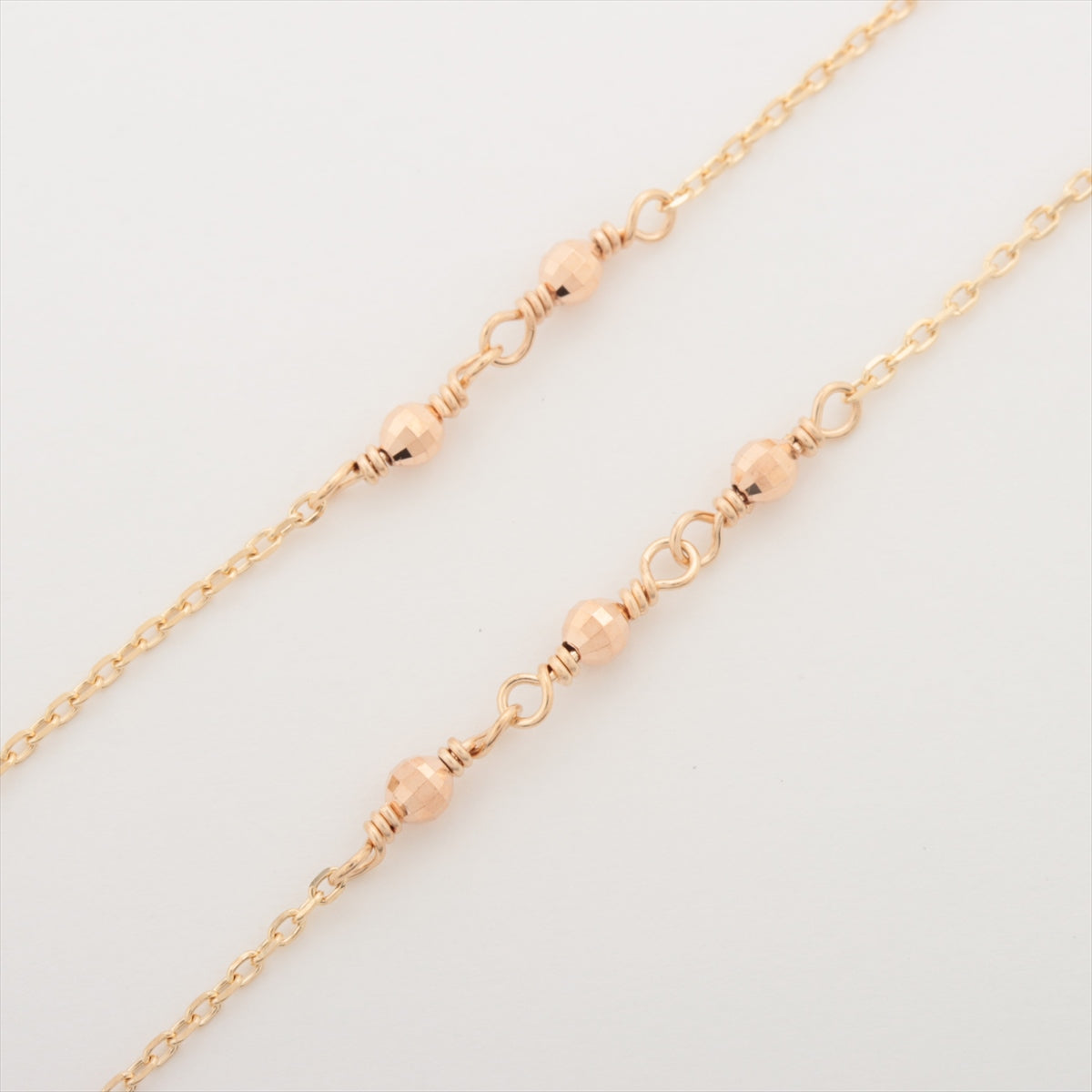 aget Necklace chain K10(YG×PG) 2.2g