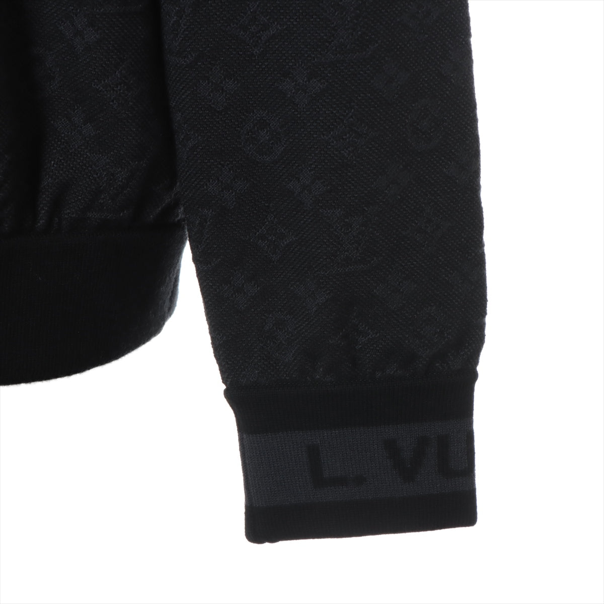 Louis Vuitton 23SS Wool & Polyester Parker L Men's Grey  RM231Q Monogram