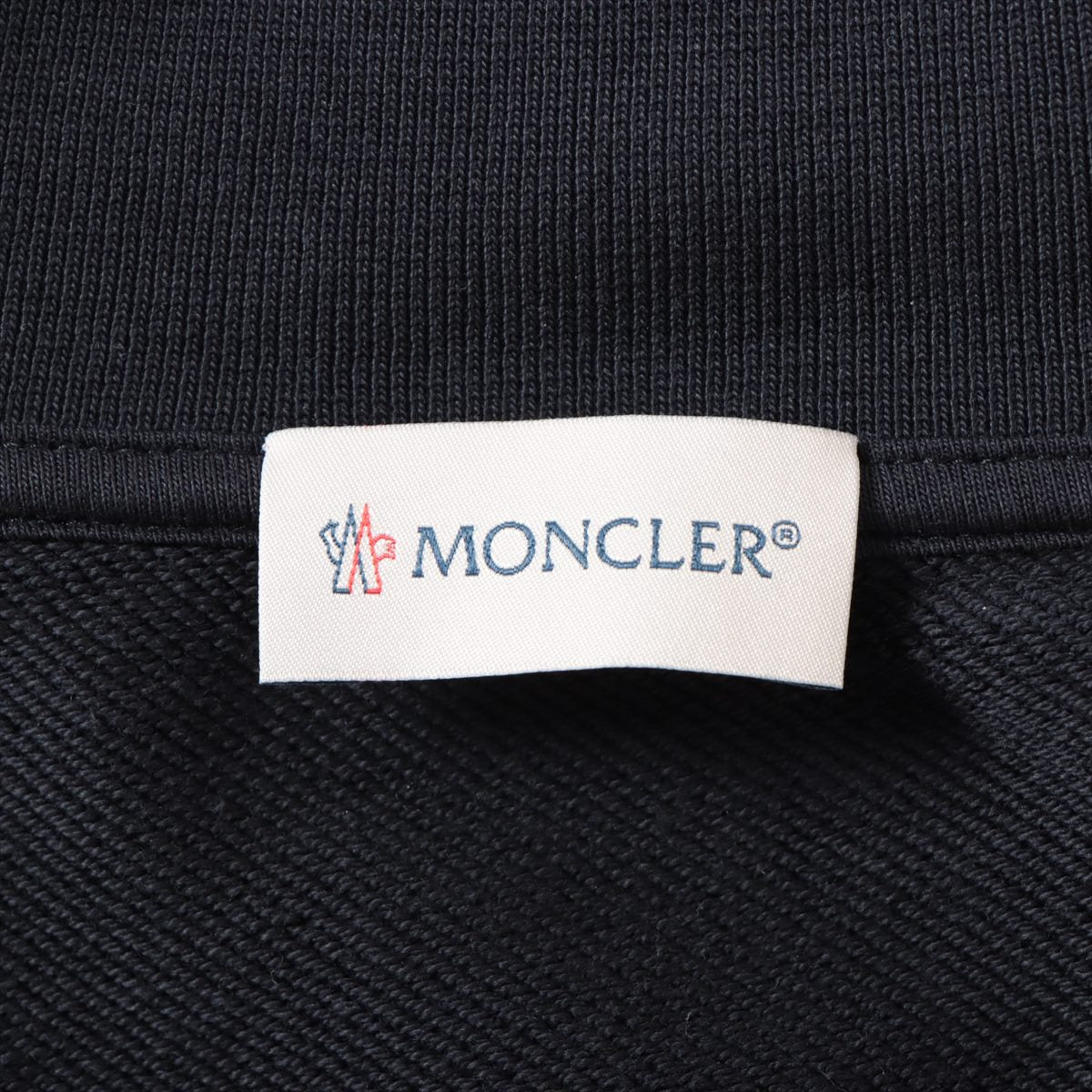Moncler 19-year Cotton & Polyurethane track jacket XL Men's Navy blue  F10918G75300