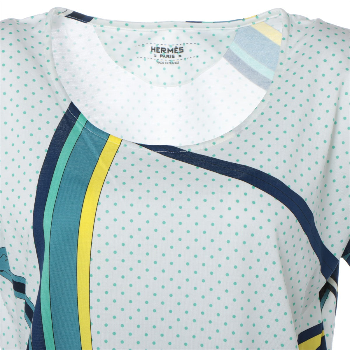 Hermès 19SS Cotton T-shirt 34 Ladies' Multicolor