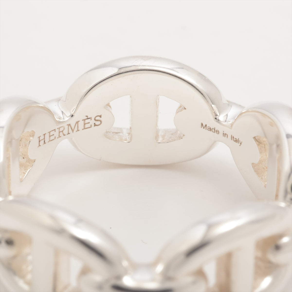 Hermès Chaîne d'Ancre Enchainee 23BD407174 rings 50 925 5.7g Silver