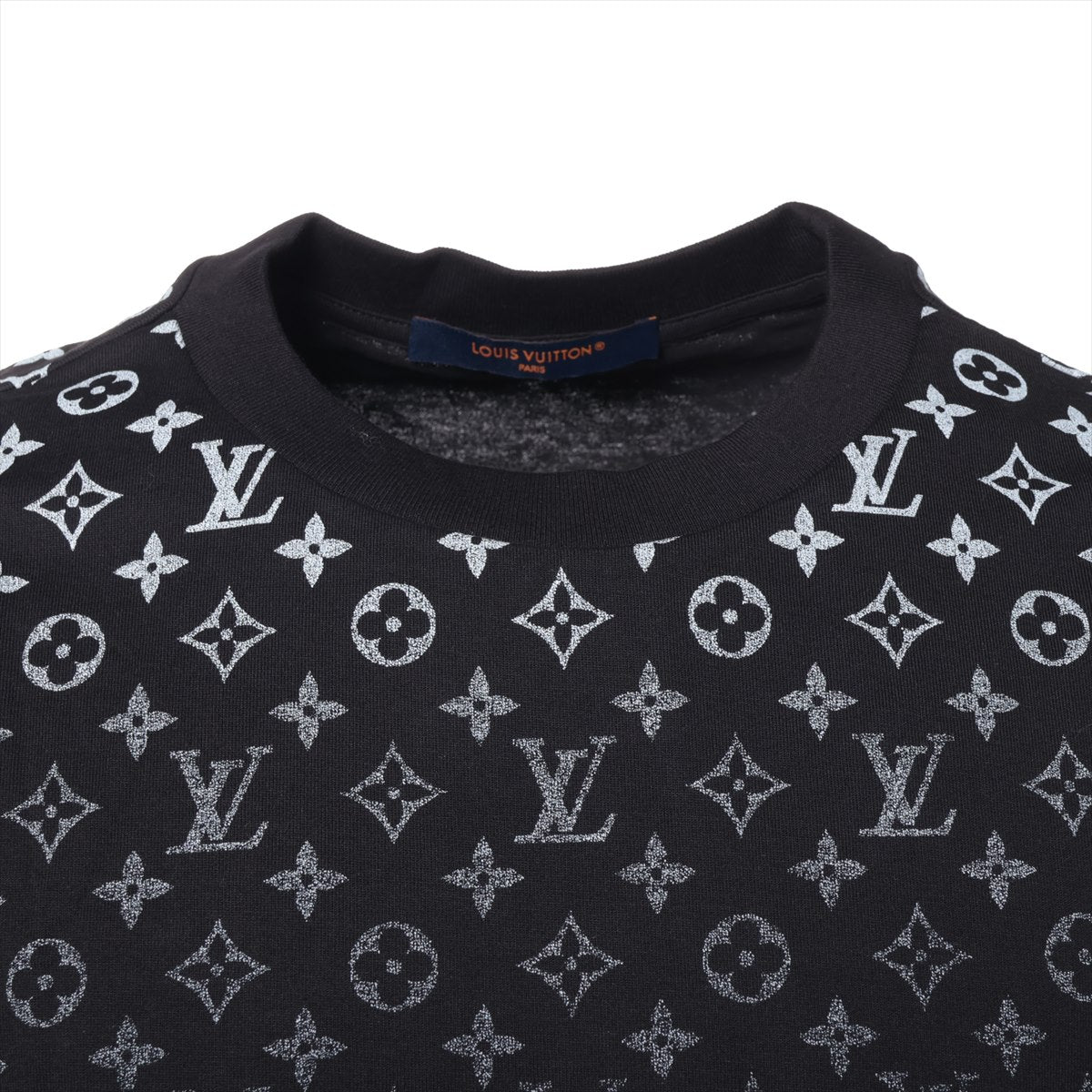 Louis Vuitton 24SS Cotton T-shirt M Men's Black  RM241Q gradient monogram