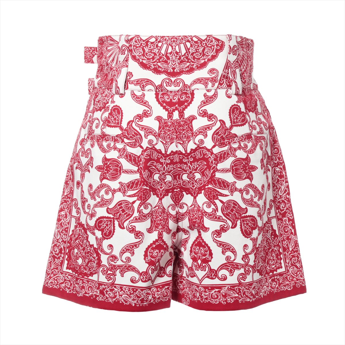 Christian Dior Cotton Short pants I40 Ladies' Red x white  317P52A3461
