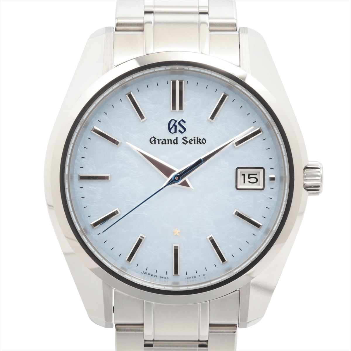 Grand Seiko Heritage Collection Sea of clouds SBGP017 SS QZ Blue-Face Extra Link 4