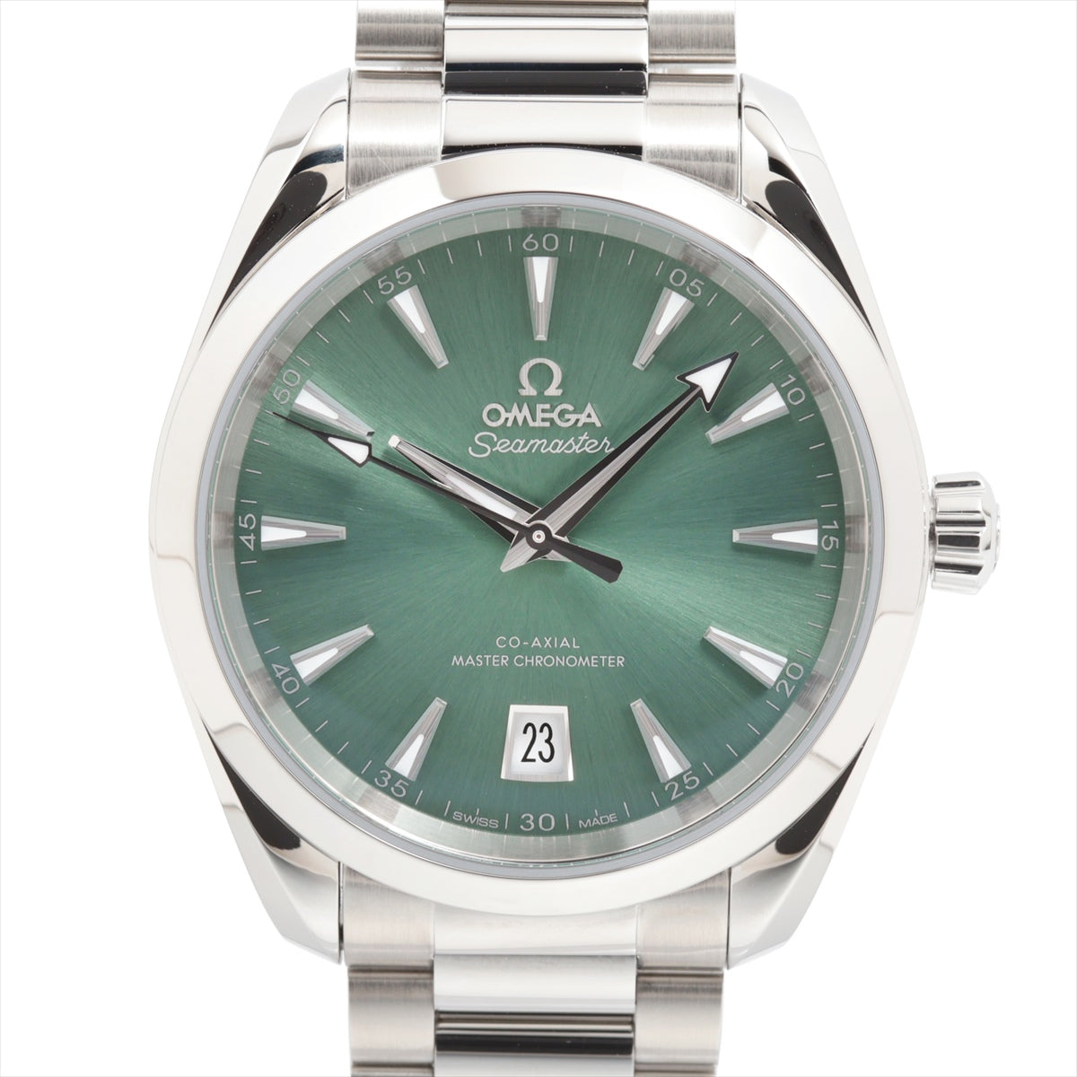 Omega Seamaster Aqua Terra shades Coaxial Master chronometer 220.10.38.20.10.002 SS AT Green-Face