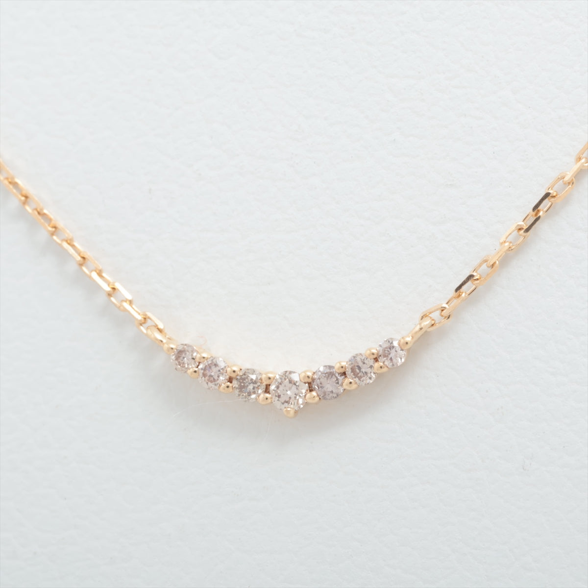 aget diamond Necklace K10(YG) 0.8g 0.05