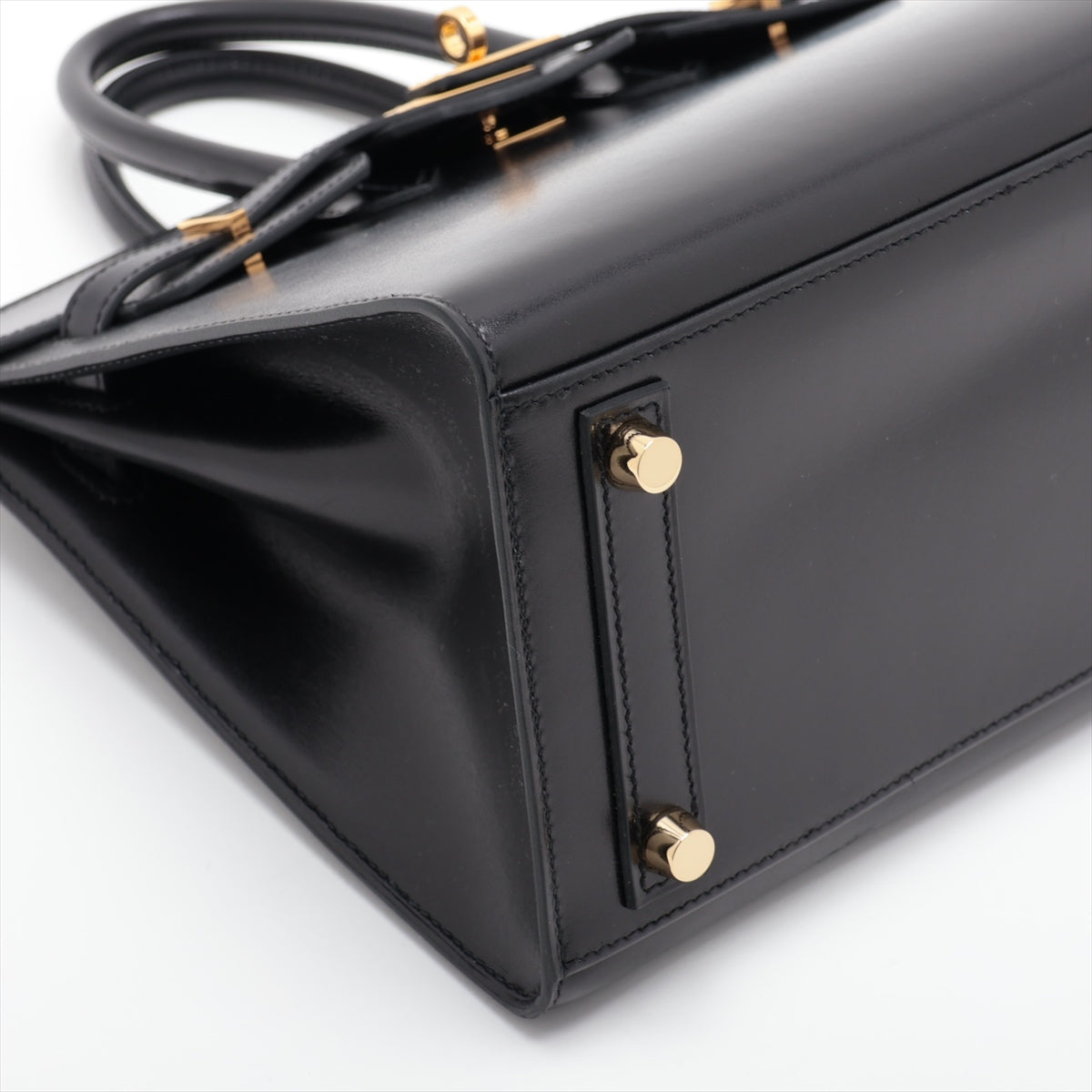 Hermès Birkin 25 Serie Taderact Black Gold Metal fittings B: 2023