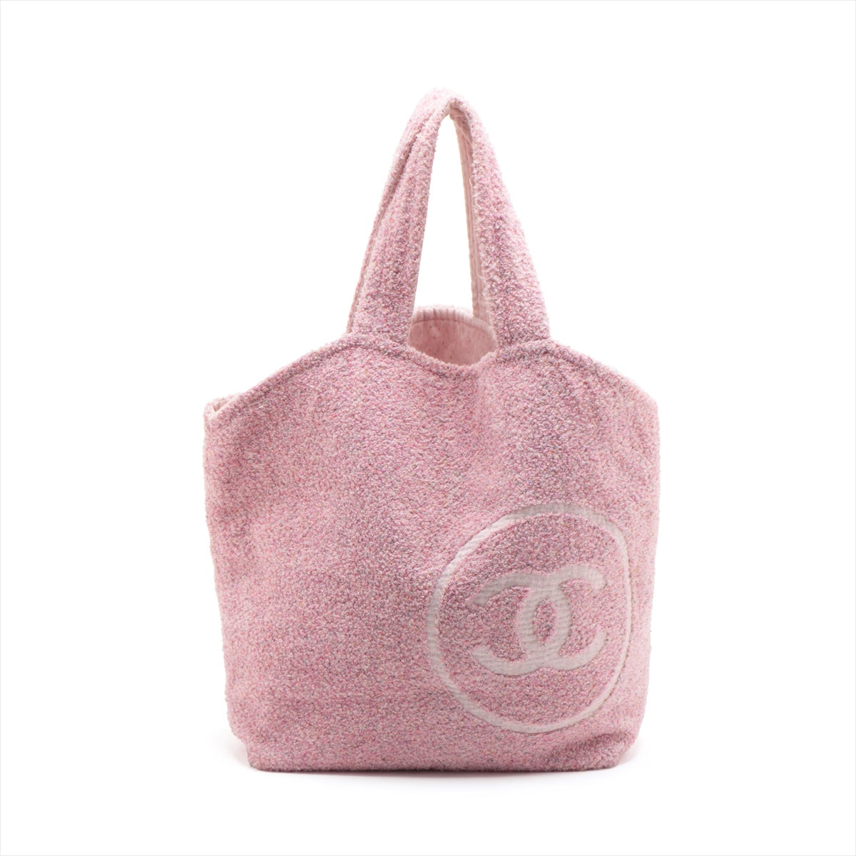 Chanel Coco Mark 18P Other Cotton Pink beach set Tote bag Towel Pouch Set of 3