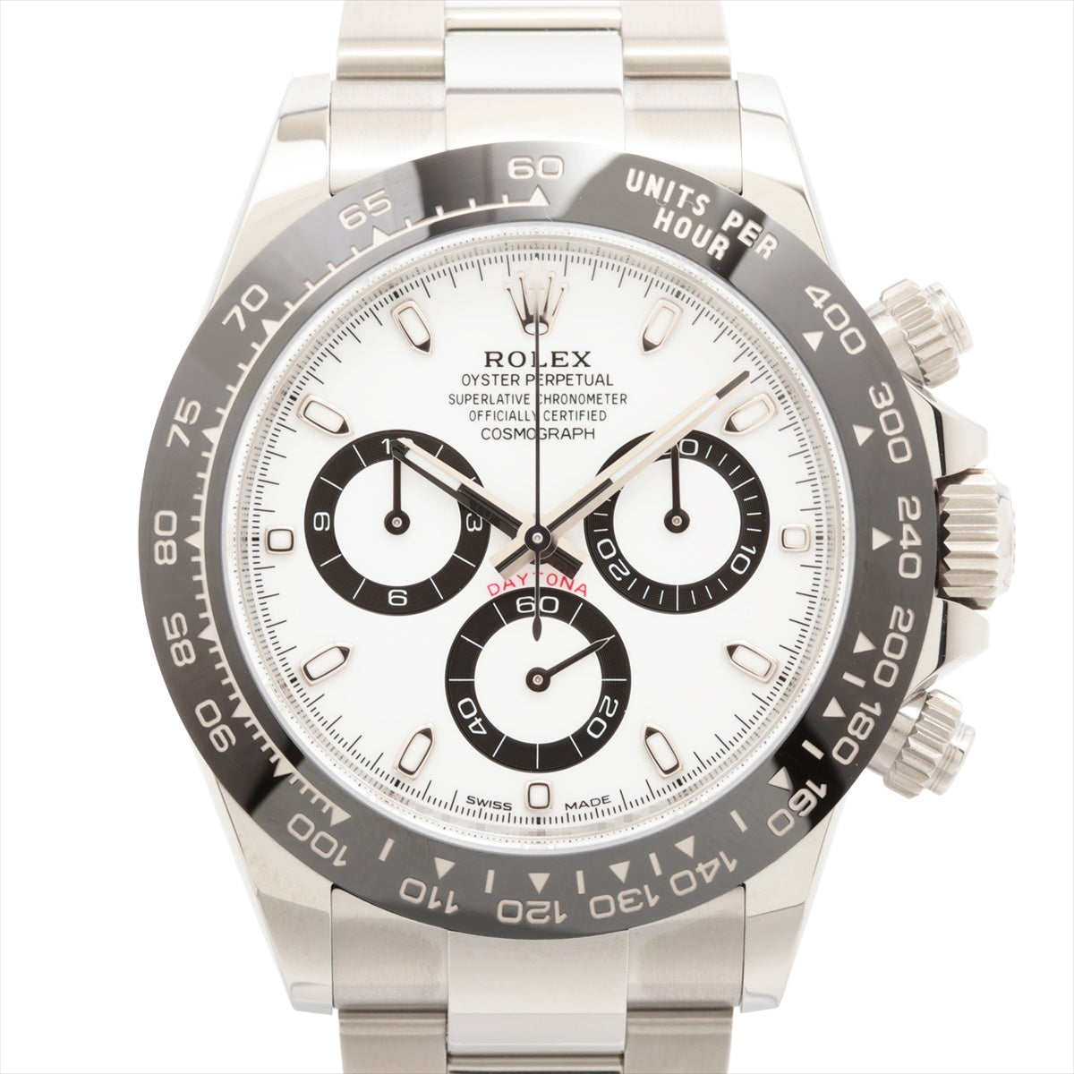 Rolex Daytona 116500LN SS AT White Dial 2 Extra Links