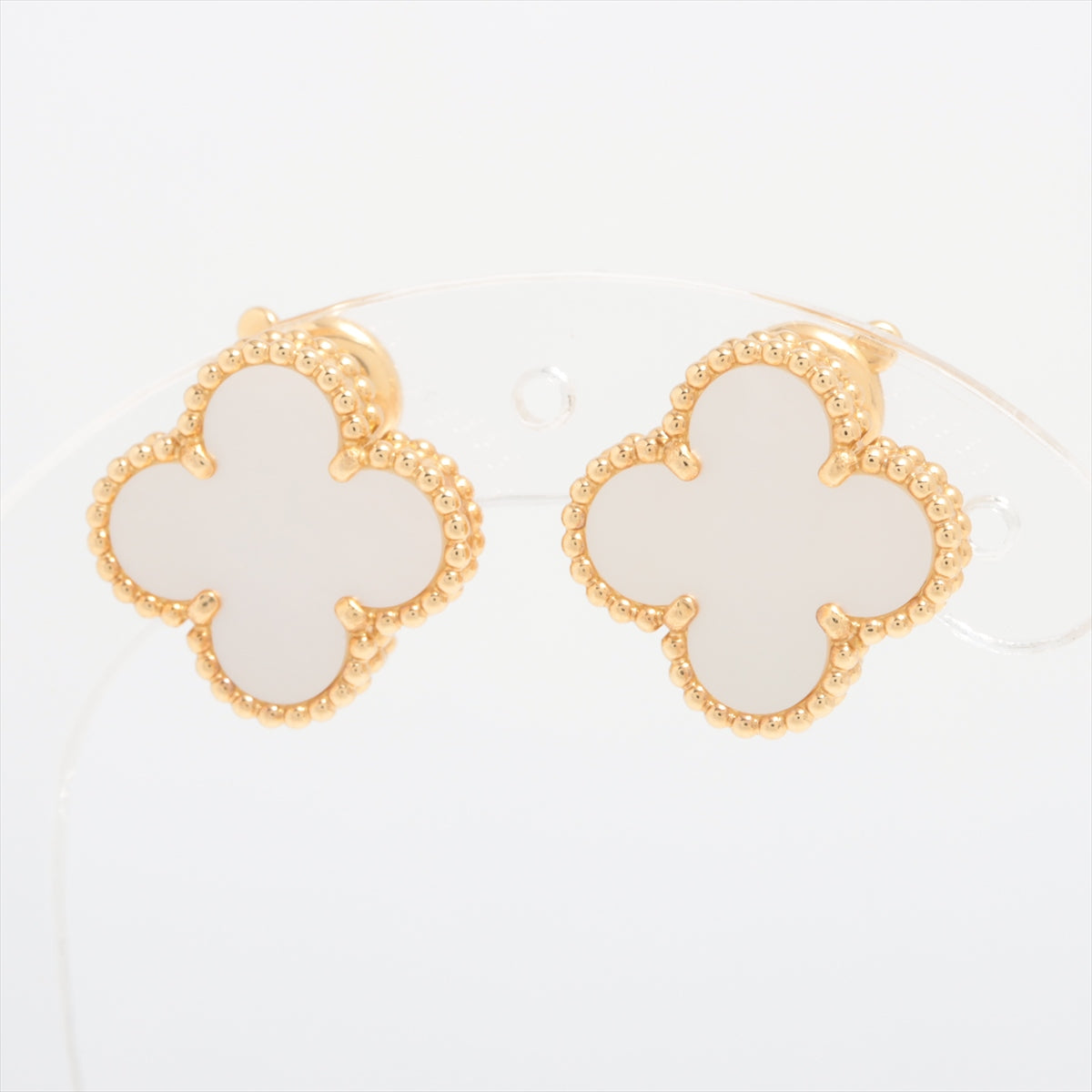 Van Cleef & Arpels Vintage Alhambra shells Piercing jewelry 750(YG) 7.5g VCARA44100
