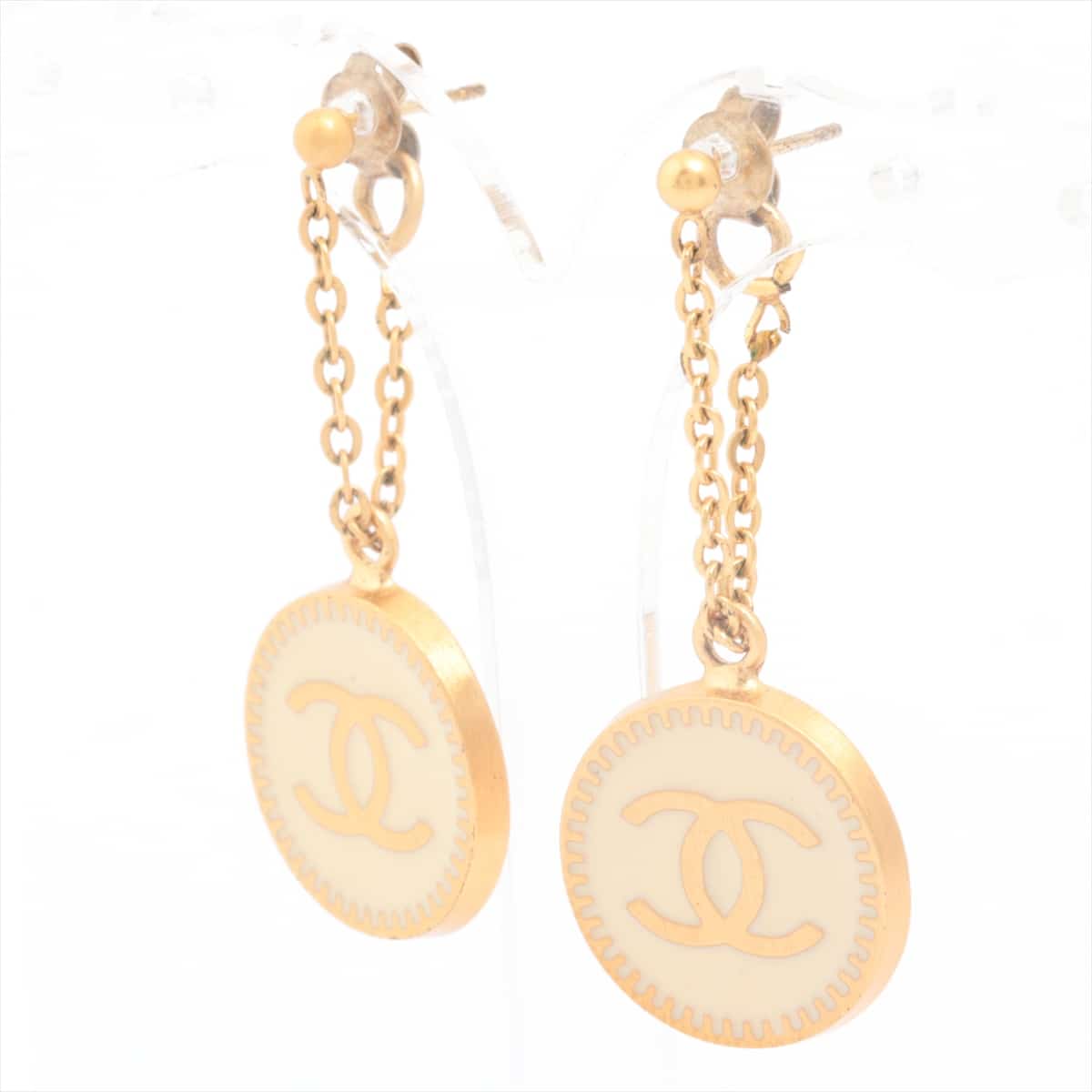 Chanel Coco Mark 01P Piercing jewelry GP Gold
