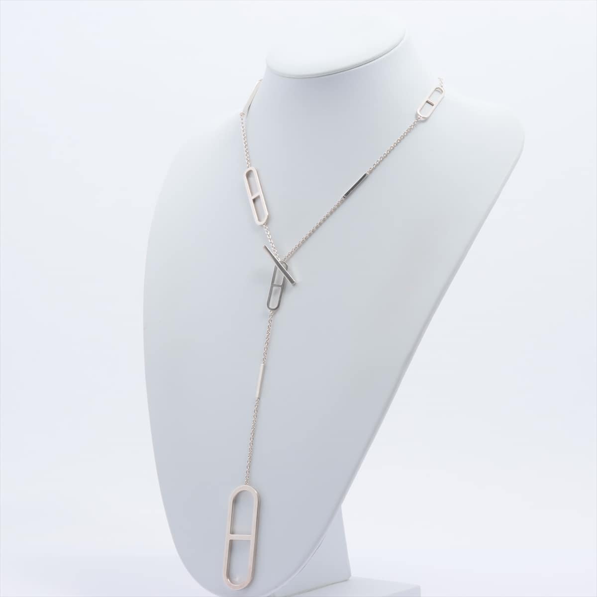 Hermès Ever Chaine D'Ancre Necklace 925 33.7g Silver