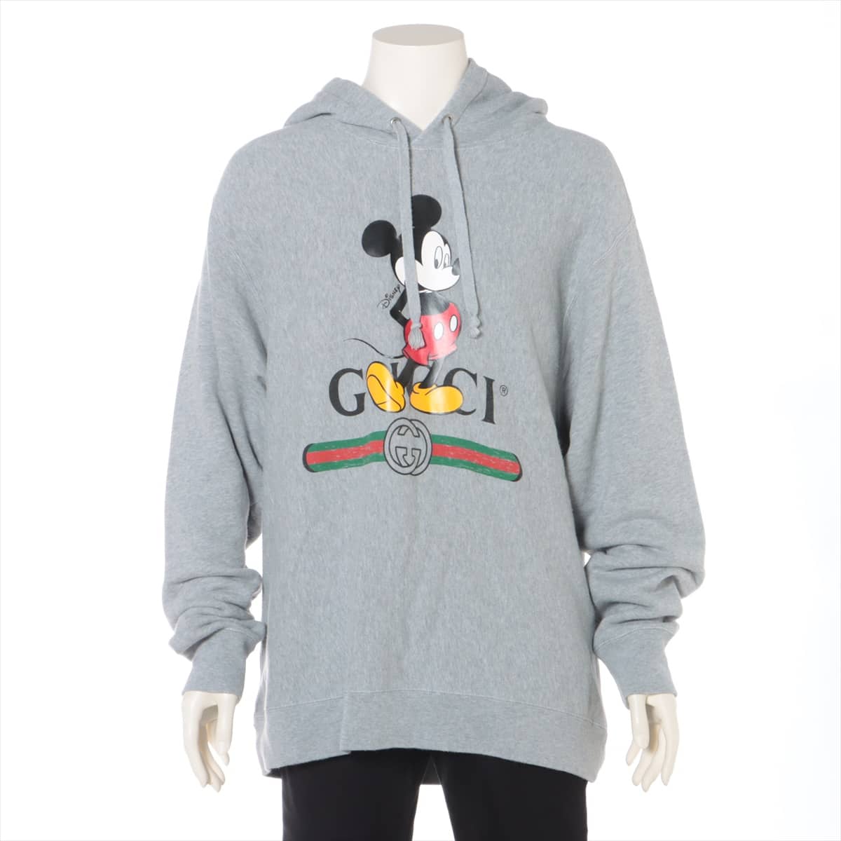 Gucci x Disney 20SS Cotton Parker L Men's Grey  604218 Mickey Mouse