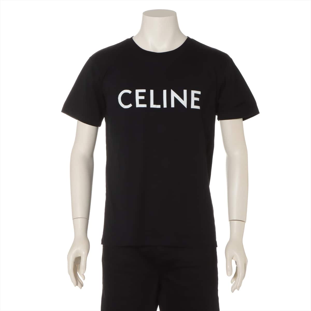 CELINE 22SS Cotton T-shirt XXS Men's Black  Eddie period 2X764671Q