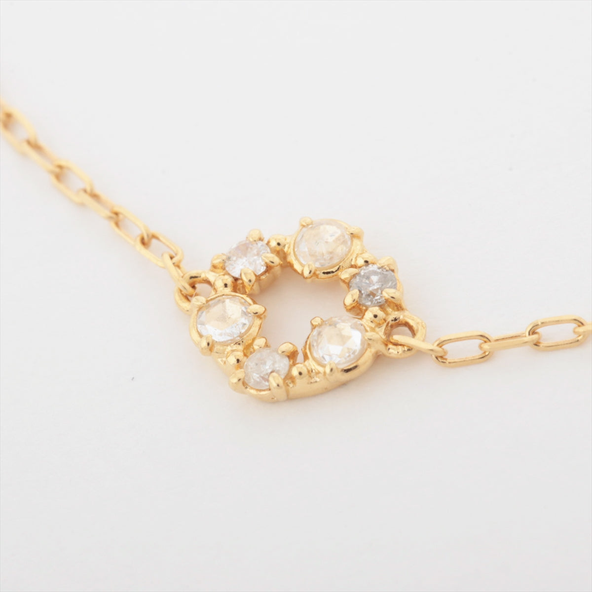 aget diamond Bracelet K18(YG) 0.6g 0.03
