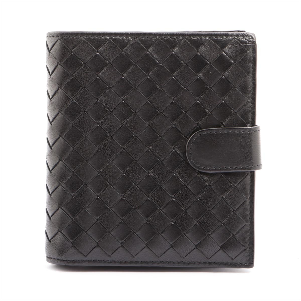 Bottega Veneta Intrecciato Leather Wallet Black