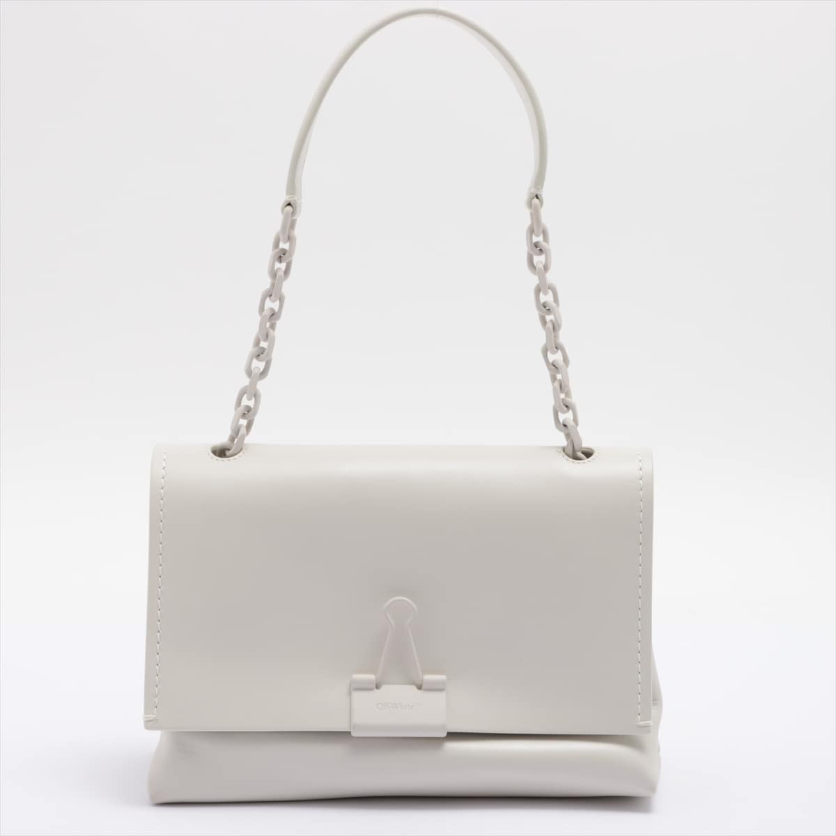 Off-White Binder Clip 2way handbag White