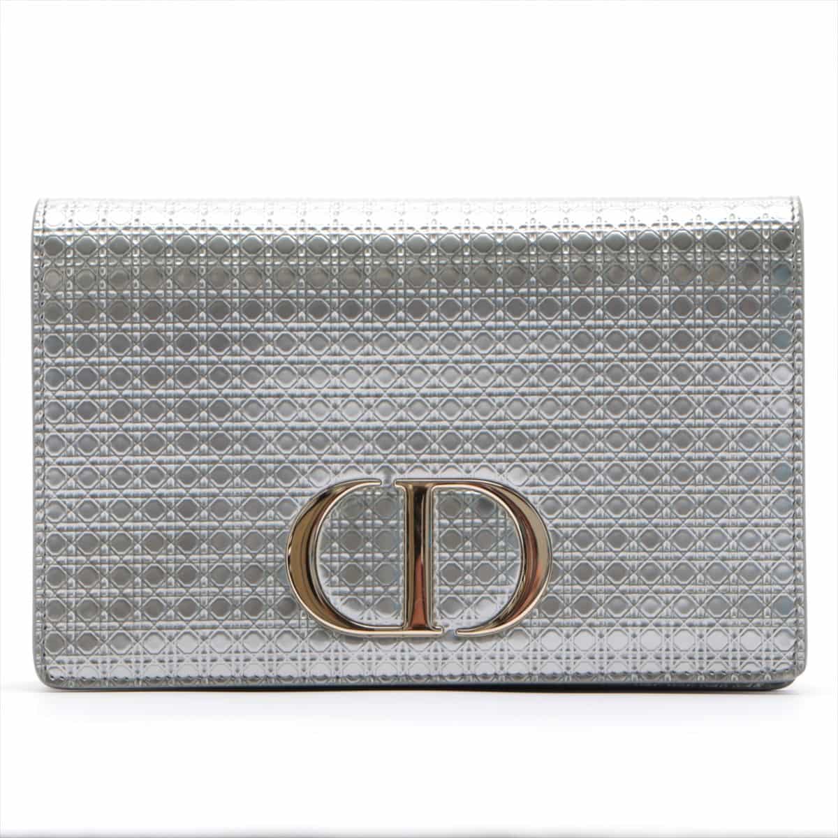 Christian Dior Patent leather Belt Bag Silver