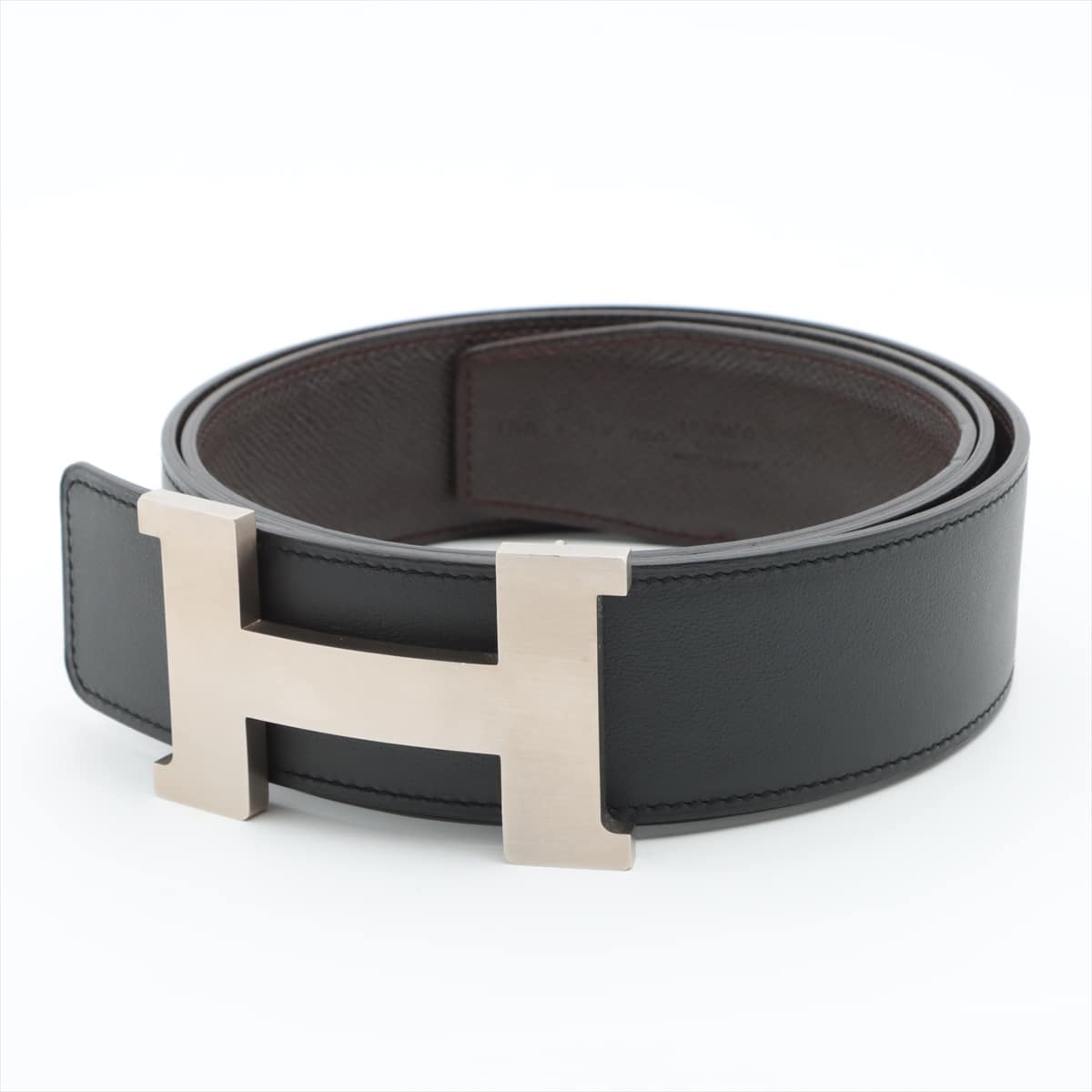 Hermès Constance A: 2016 Belt 100 Leather Black