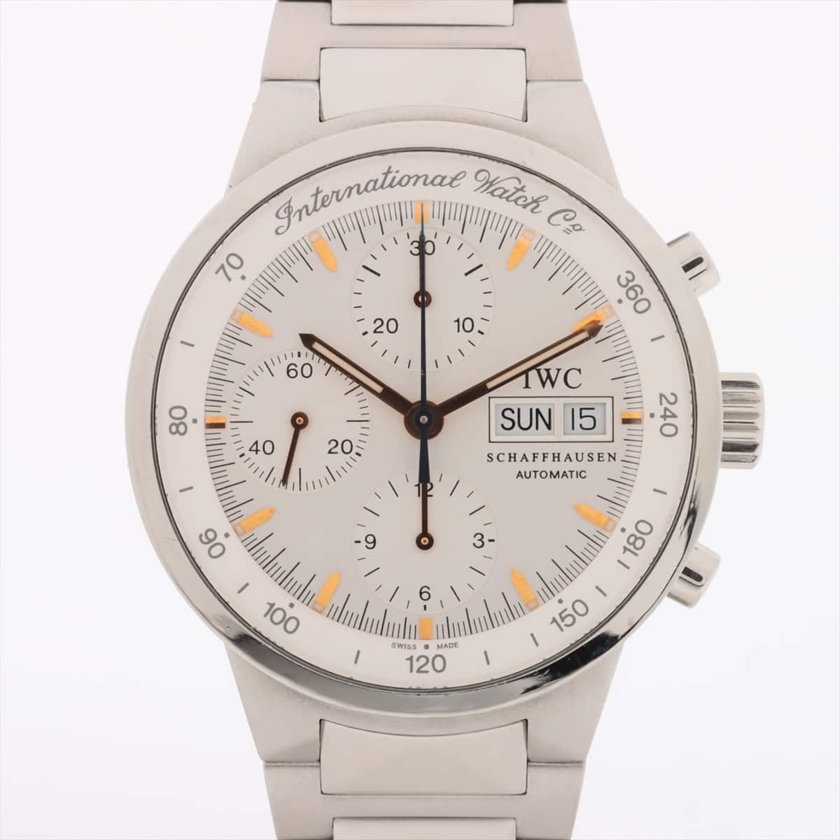 IWC GST Chronograph IW370713 SS AT White-Face