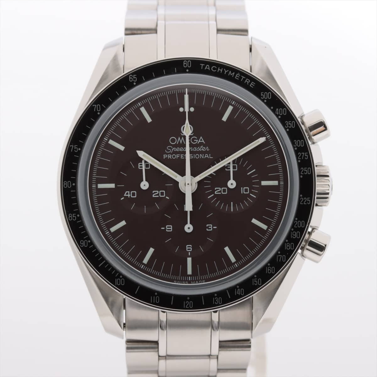 Omega Speedmaster Professional 50th anniversary model 311.30.42.30.13.001 SS Stem-winder Brown-Face Extra-Link3